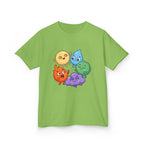 Kids Heavy Cotton Tee - Cute Whimsical Elemental Characters