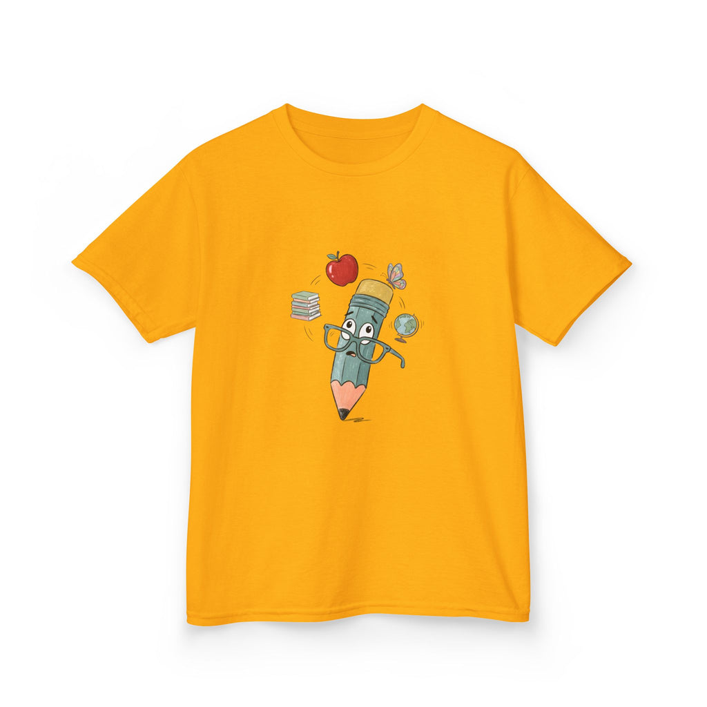 Kids School T-Shirt - Hand-Drawn Whimsical Learning Design