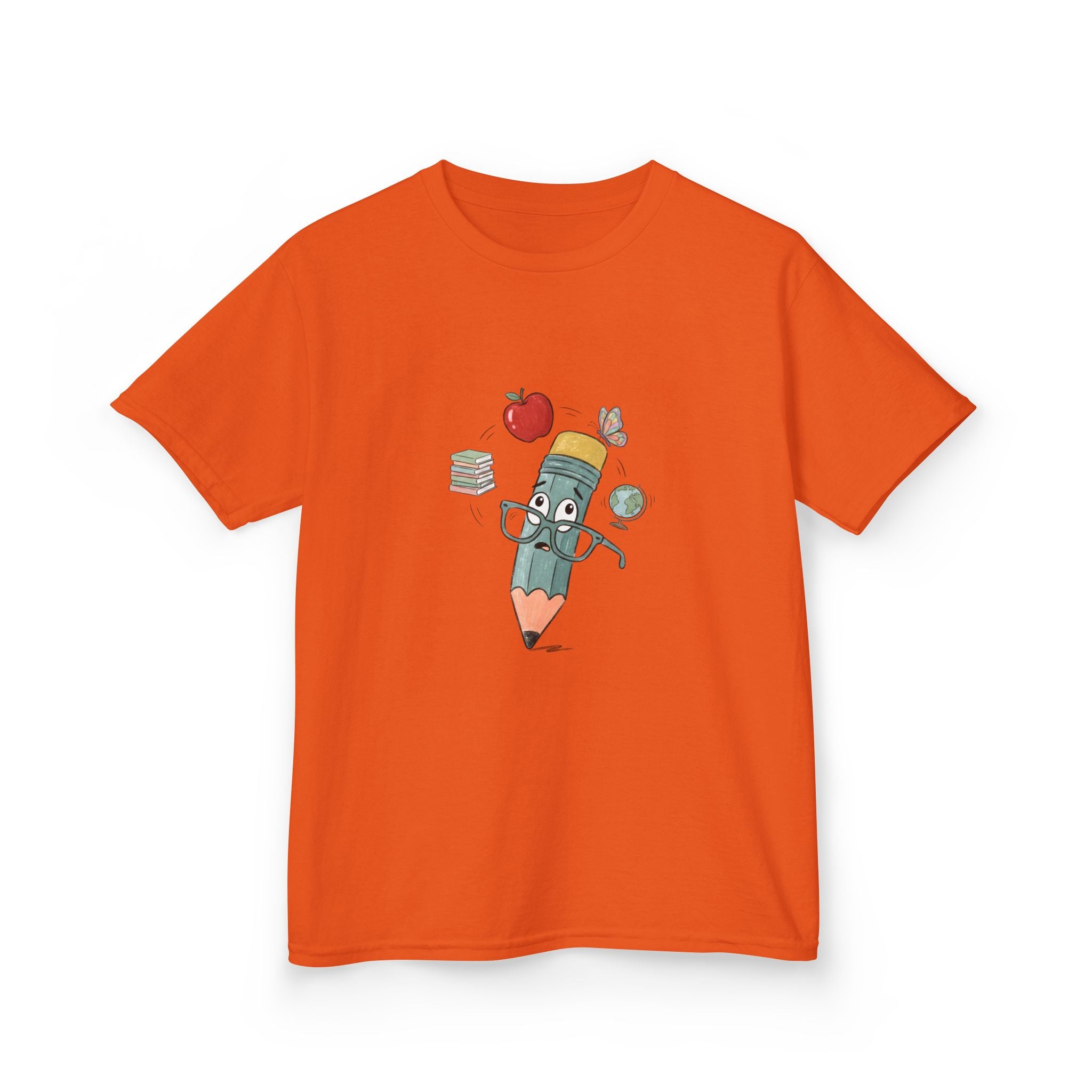 Kids School T-Shirt - Hand-Drawn Whimsical Learning Design
