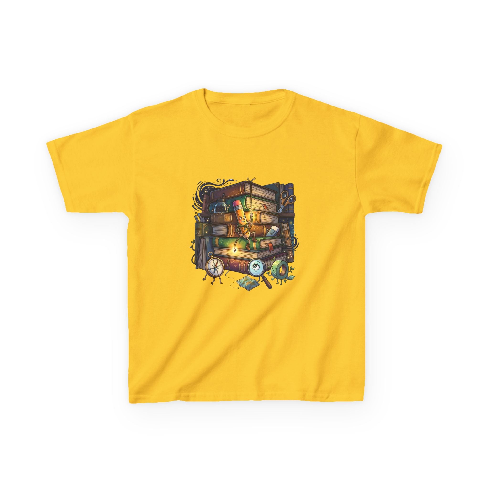 Kids Tee - Learning Adventure Books | Whimsical Storybook Gift