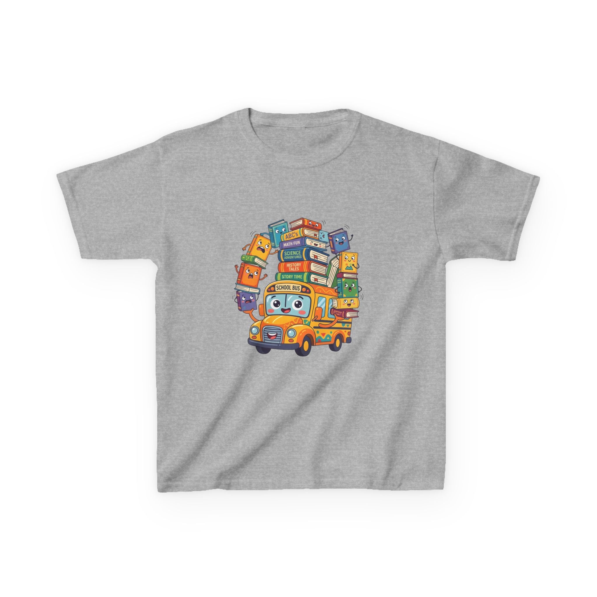 Kids Learning Tee - ABC's, Math & Science School Bus Fun