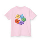 Kids Heavy Cotton Tee - Cute Whimsical Elemental Characters