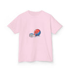 Kids Heavy Cotton Tee - Cute School Learning Cartoon Shirt