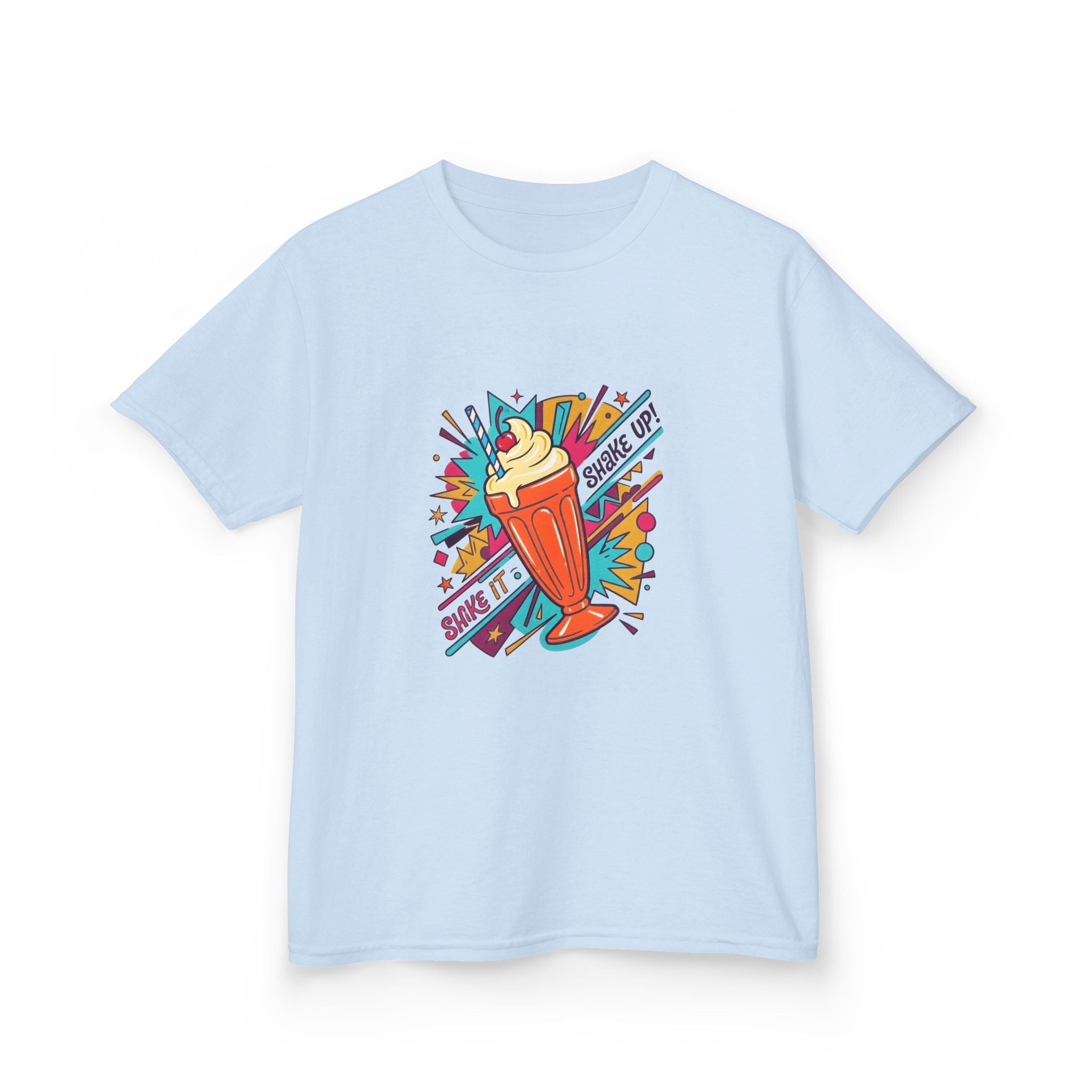 Kids Retro Pop Art Milkshake Tee - SHAKE IT UP! Dessert