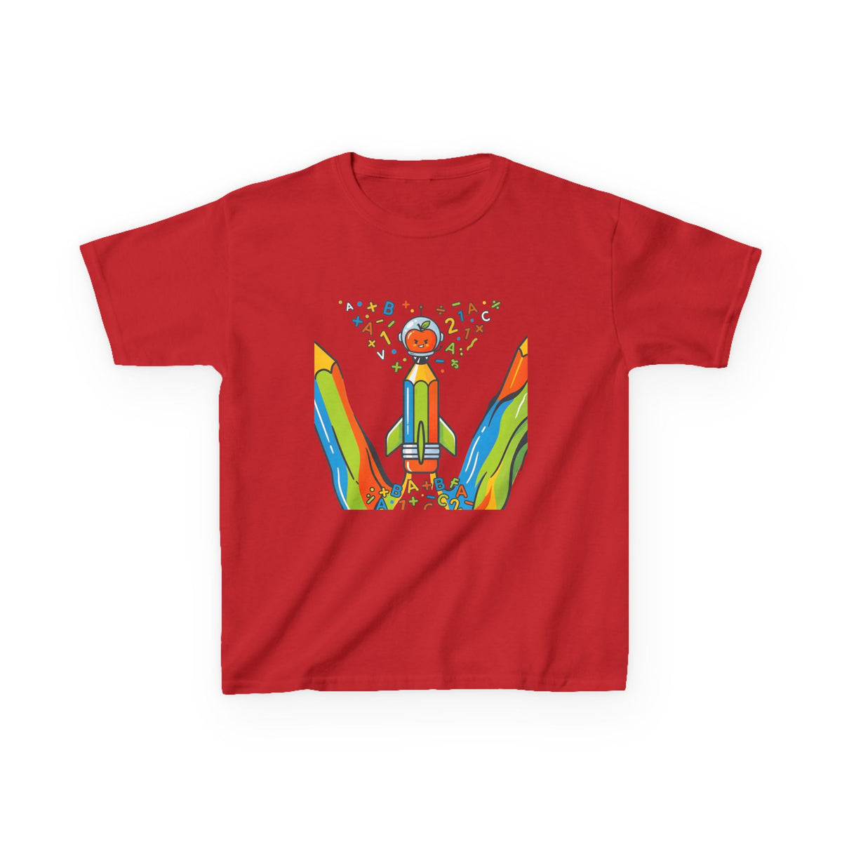 Kids Education Tee - Playful ABC & Math Learning Graphic