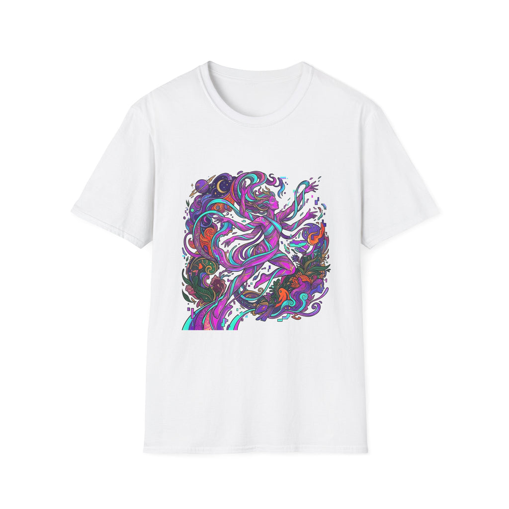 T-Shirt - Vibrant Psychedelic Cosmic Goddess Spiritual Flow