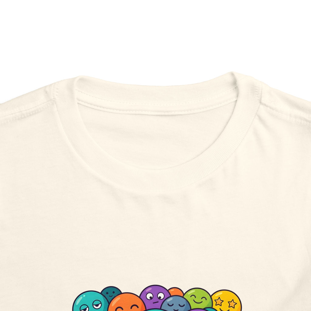 Toddler Tee - Expressive Emoji Faces | Kids Emotions & Feelings
