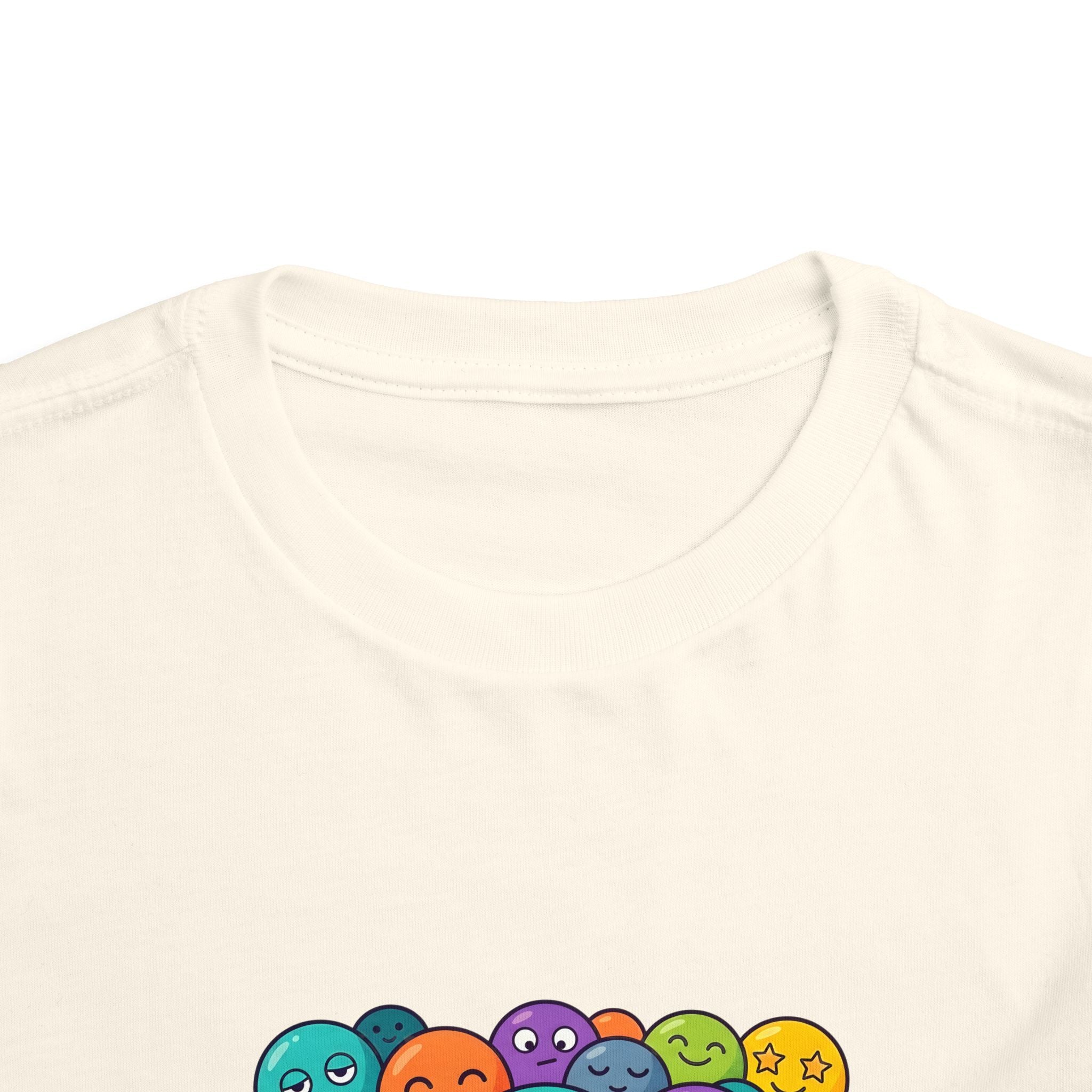 Toddler Tee - Expressive Emoji Faces | Kids Emotions & Feelings