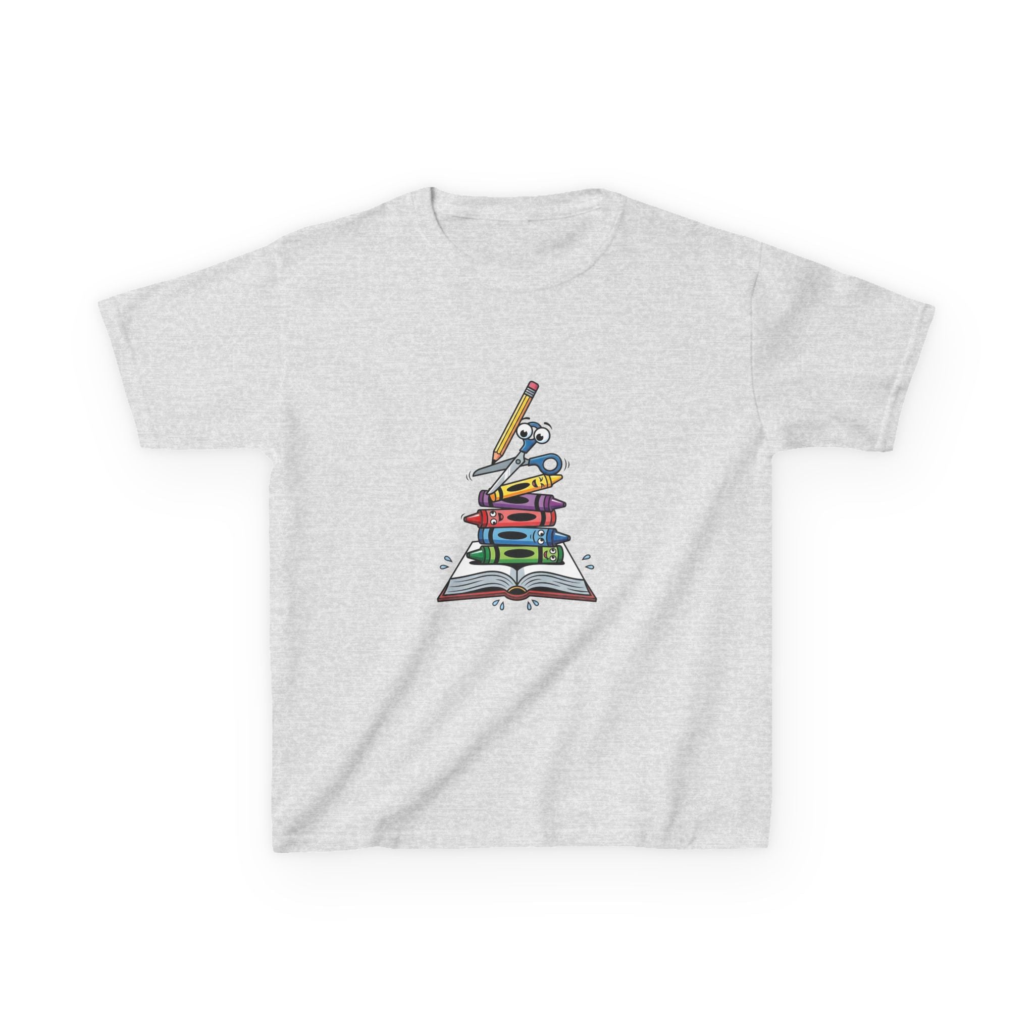 Back to School Kids Tee - Art Supplies Fun Design | 2026