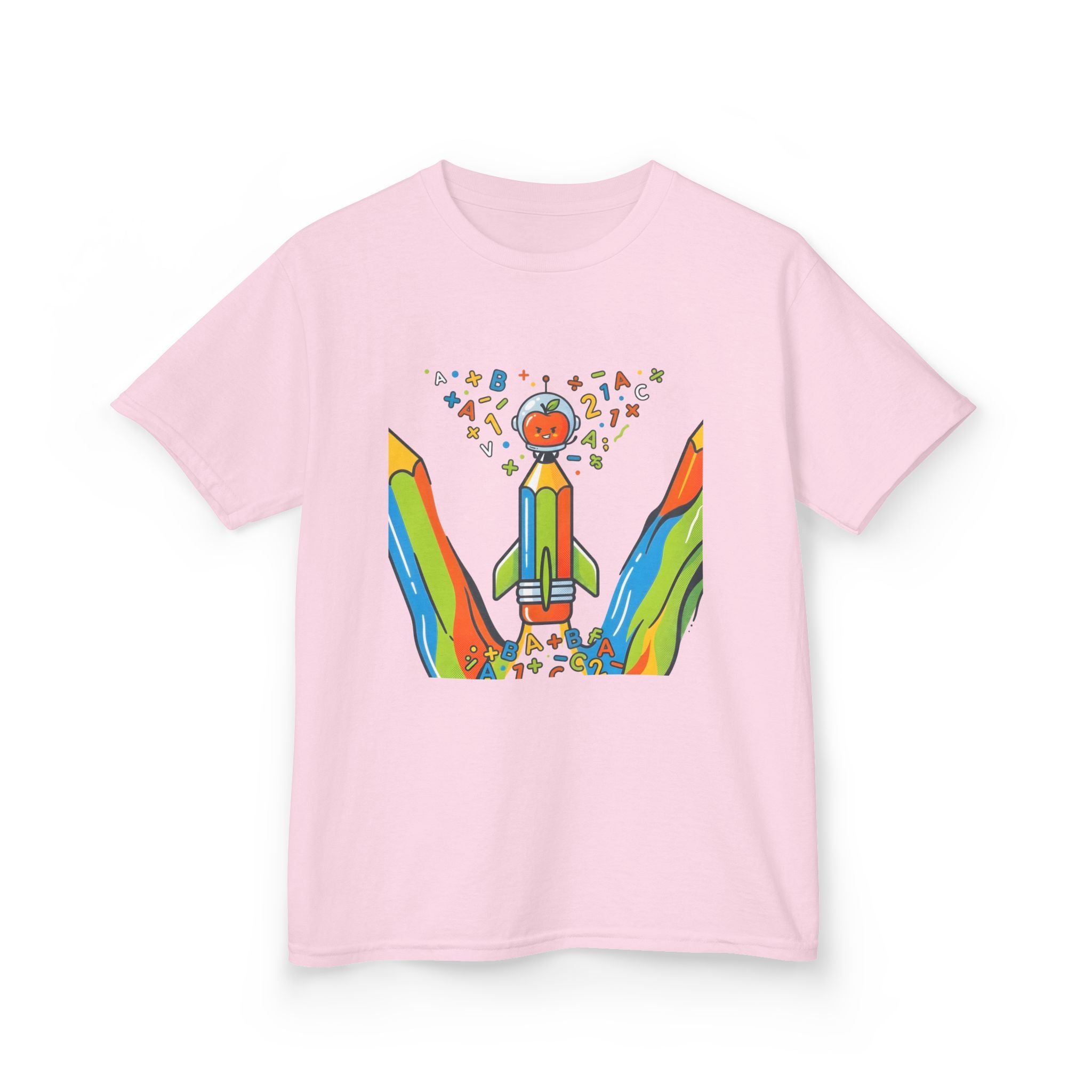 Kids Education Tee - Playful ABC & Math Learning Graphic