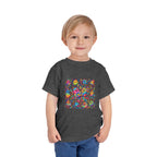 Toddler T-Shirt - Vibrant Whimsical Creatures | Doodle Art