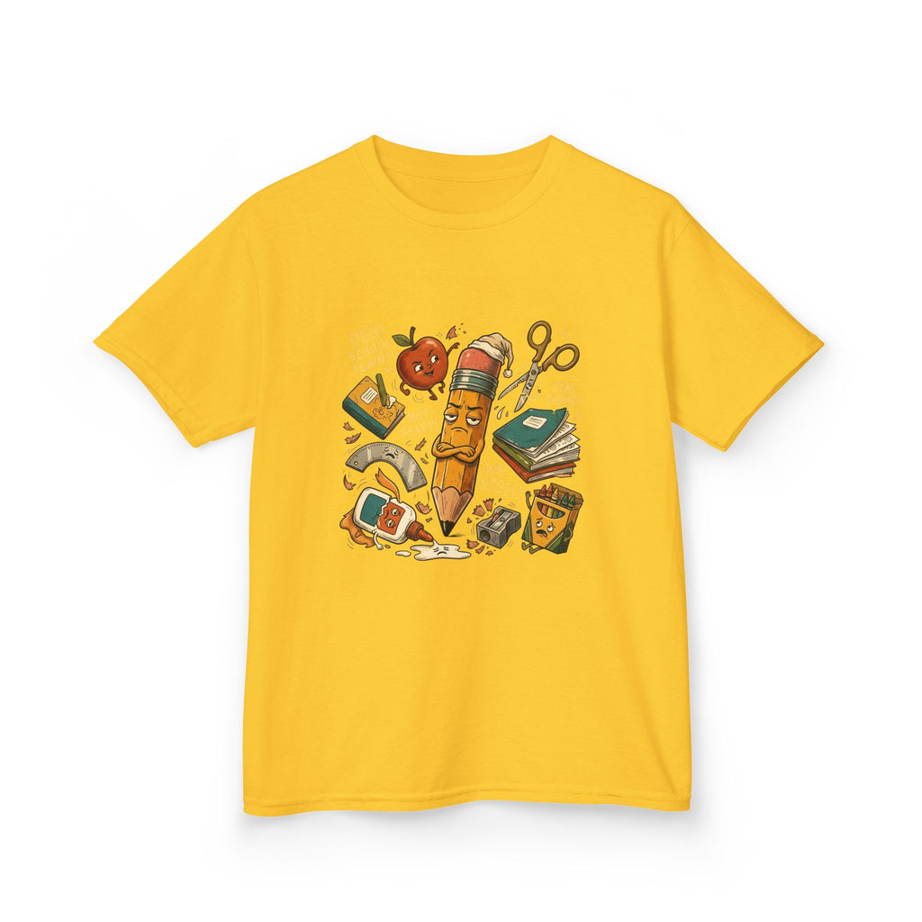 Kids Distressed Rebel Tee - UGH! School Again?! | Back to School 2026