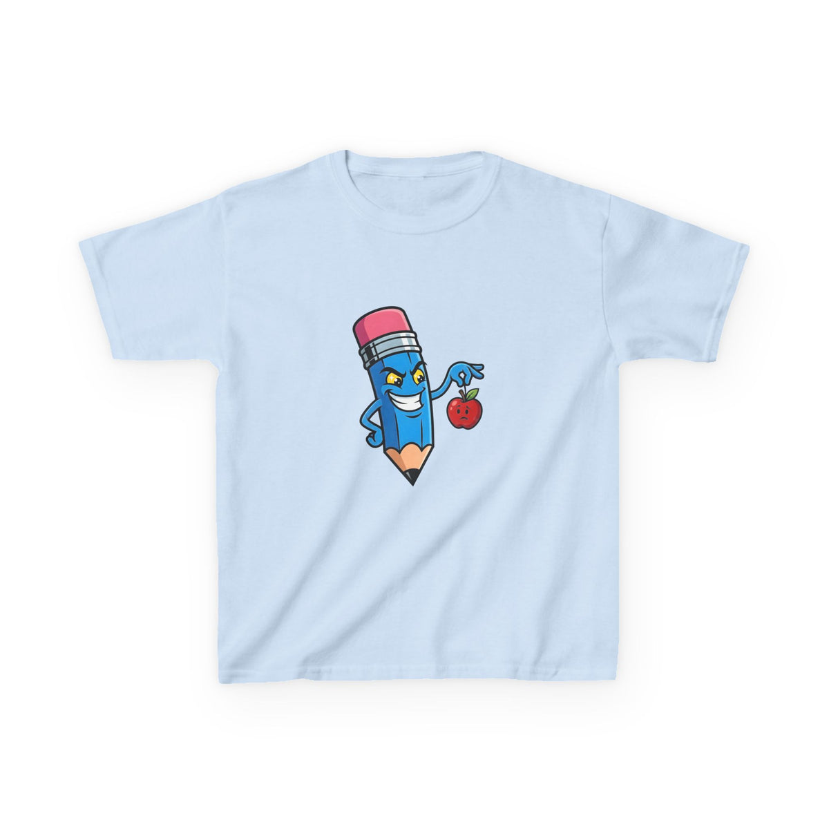 Kids Tee - Mischievous School Supplies Cartoon | Funny Education
