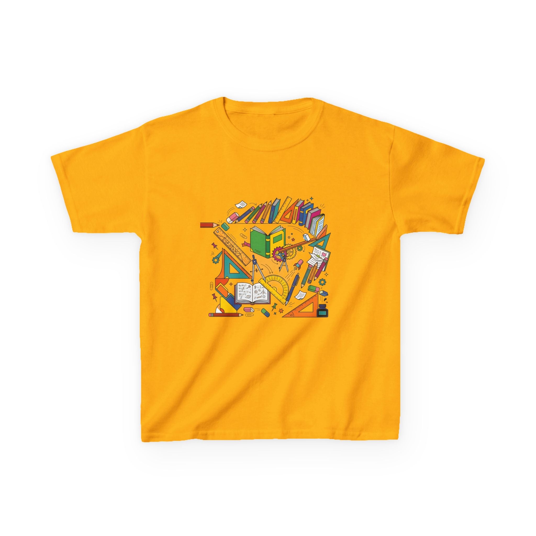Kids School Supplies Tee - Doodle Art 2026 | Back to School