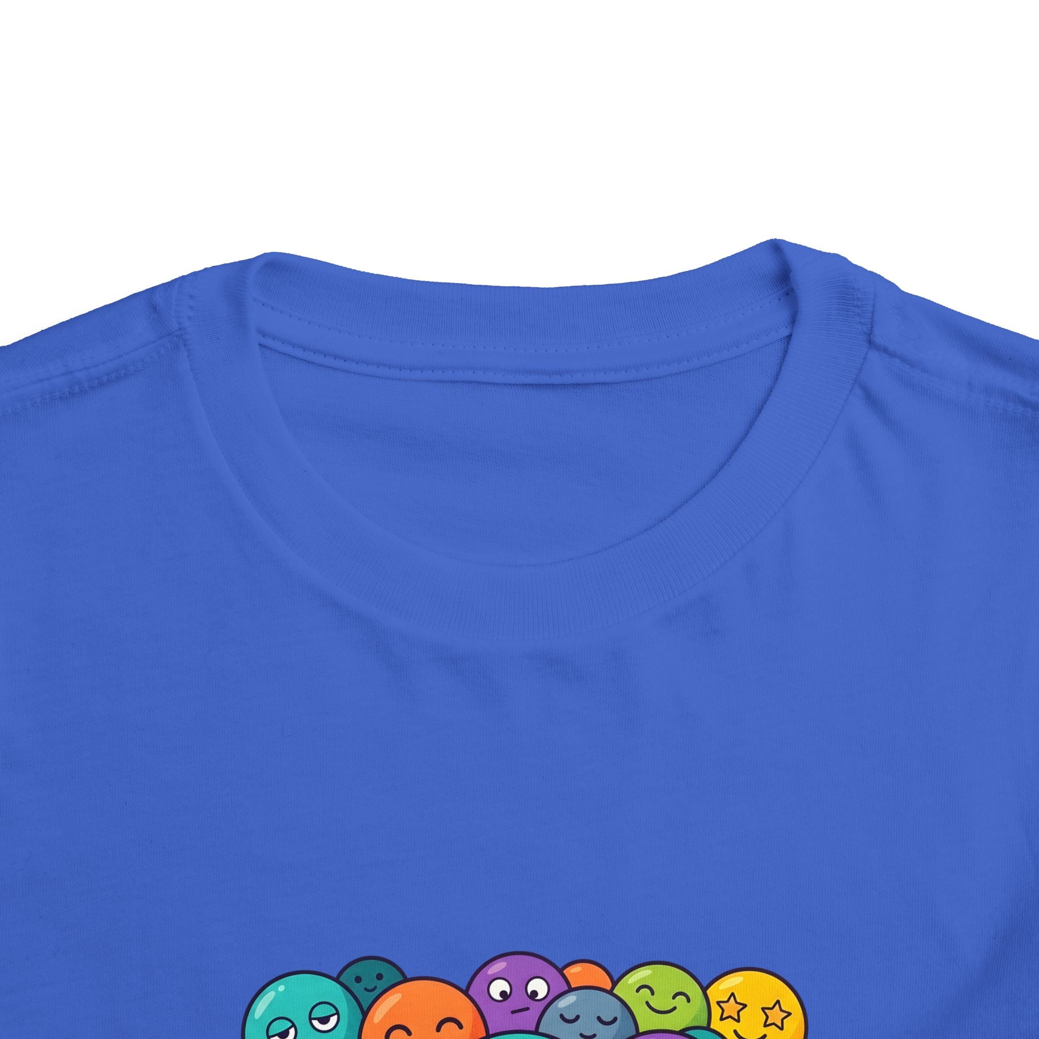 Toddler Tee - Expressive Emoji Faces | Kids Emotions & Feelings