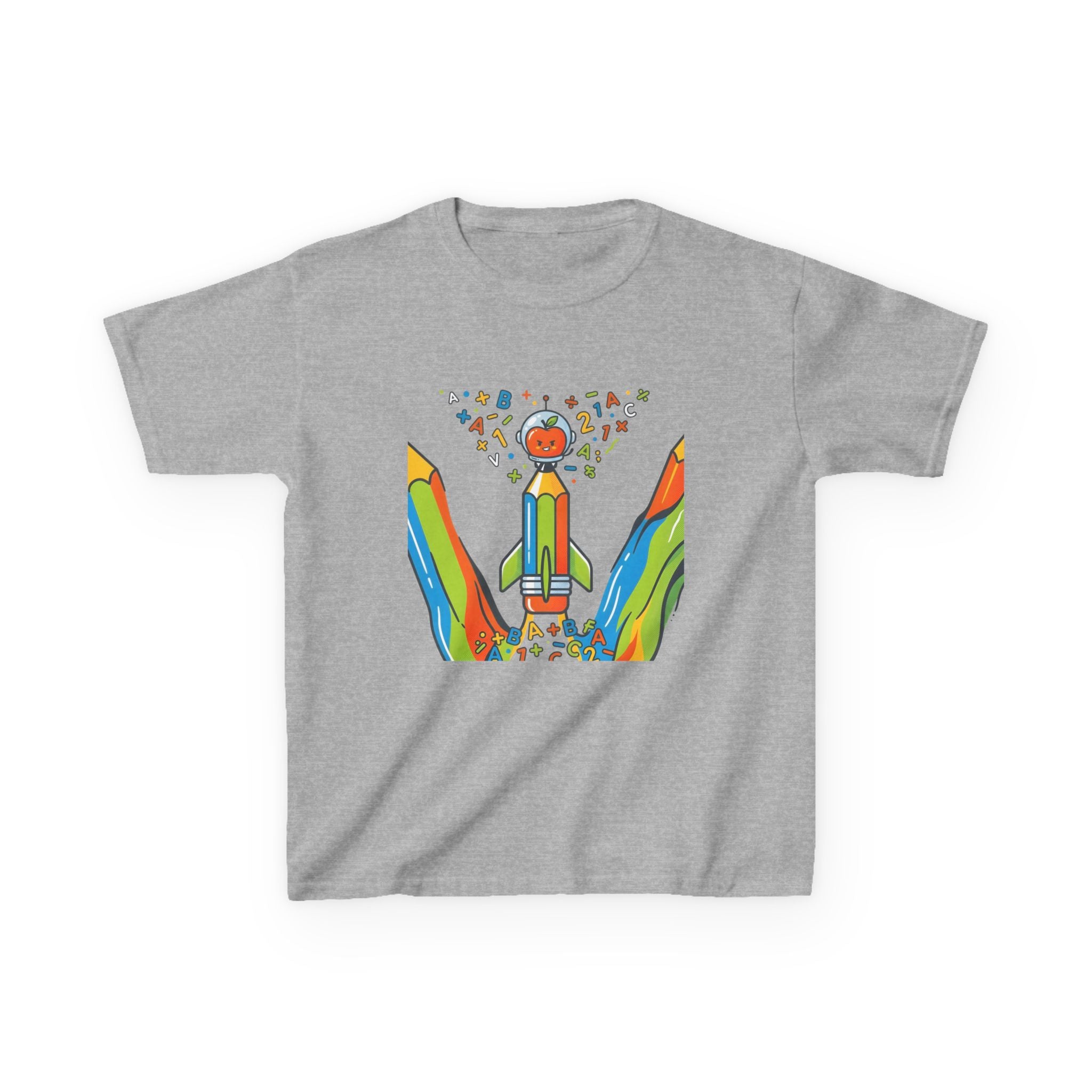 Kids Education Tee - Playful ABC & Math Learning Graphic