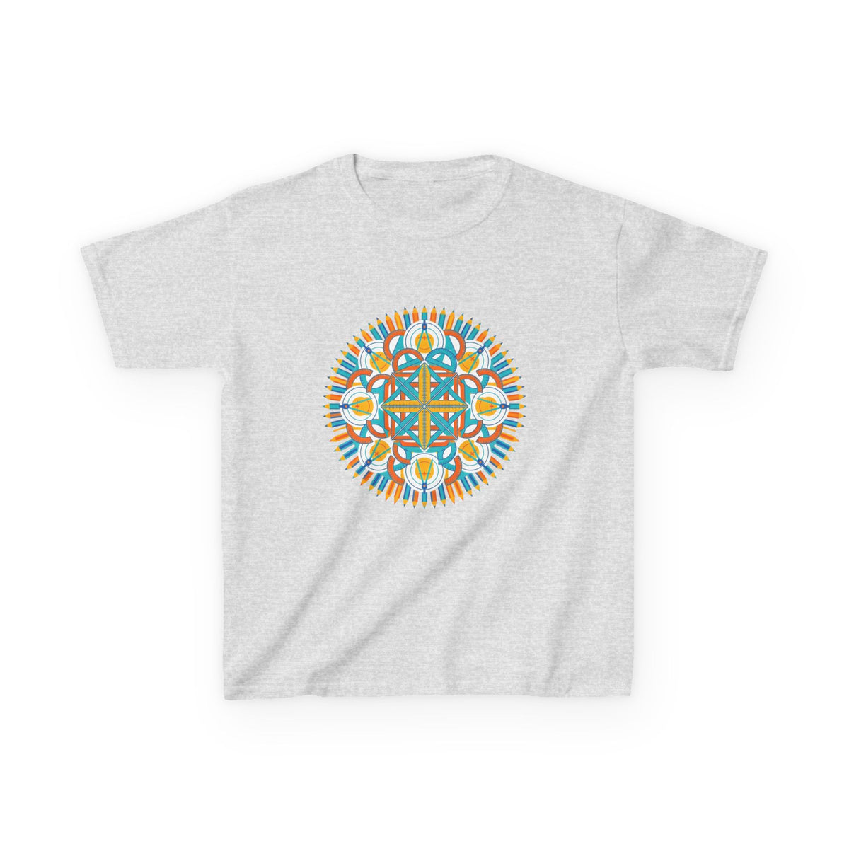 Kids T-Shirt - Math & Drafting Tools Mandala | STEM
