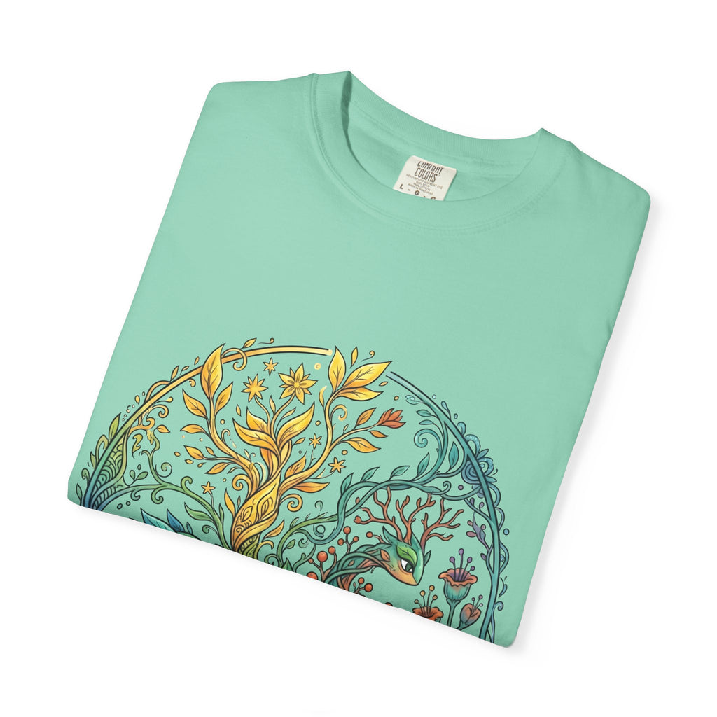 Elemental Dragon Tree T-Shirt - Mystical Nature Art | Comfort Colors