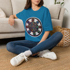 Unisex Steampunk T-Shirt - Ornate Mystical Mandala & Gears