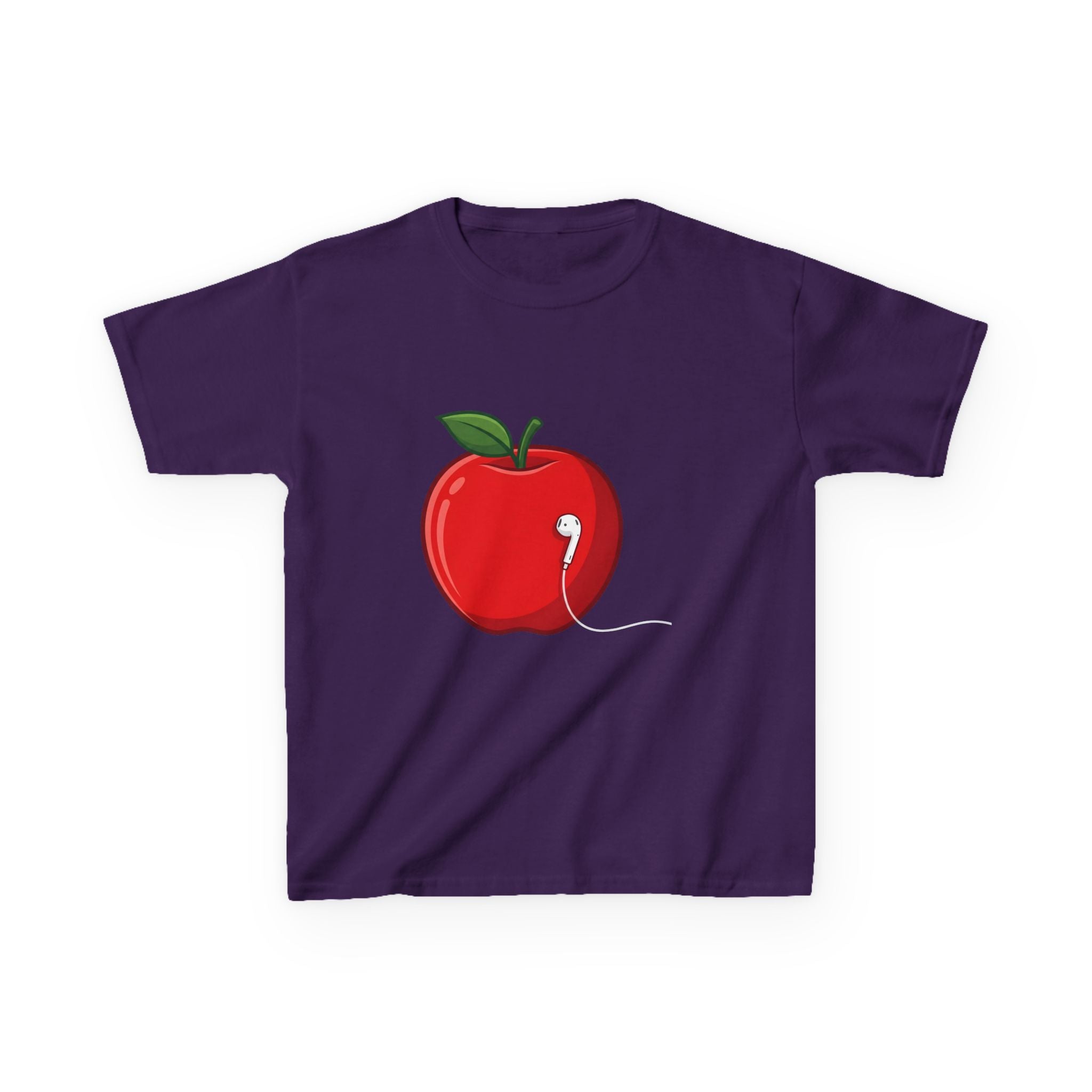 Kids Tee - Cartoon Minimalist Apple Music Earbud Tech