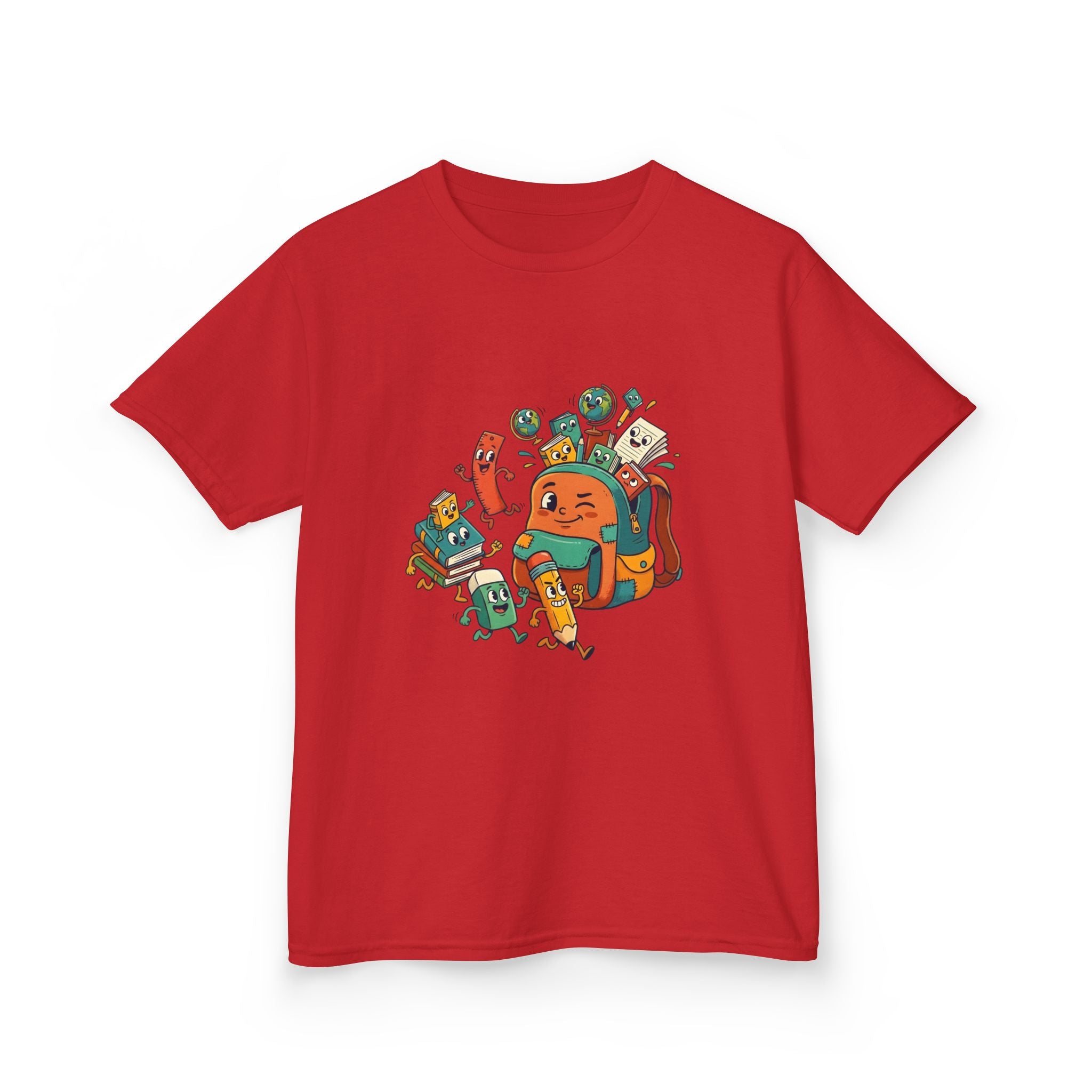 Kids T-Shirt - Cartoon School Supplies | Back to School