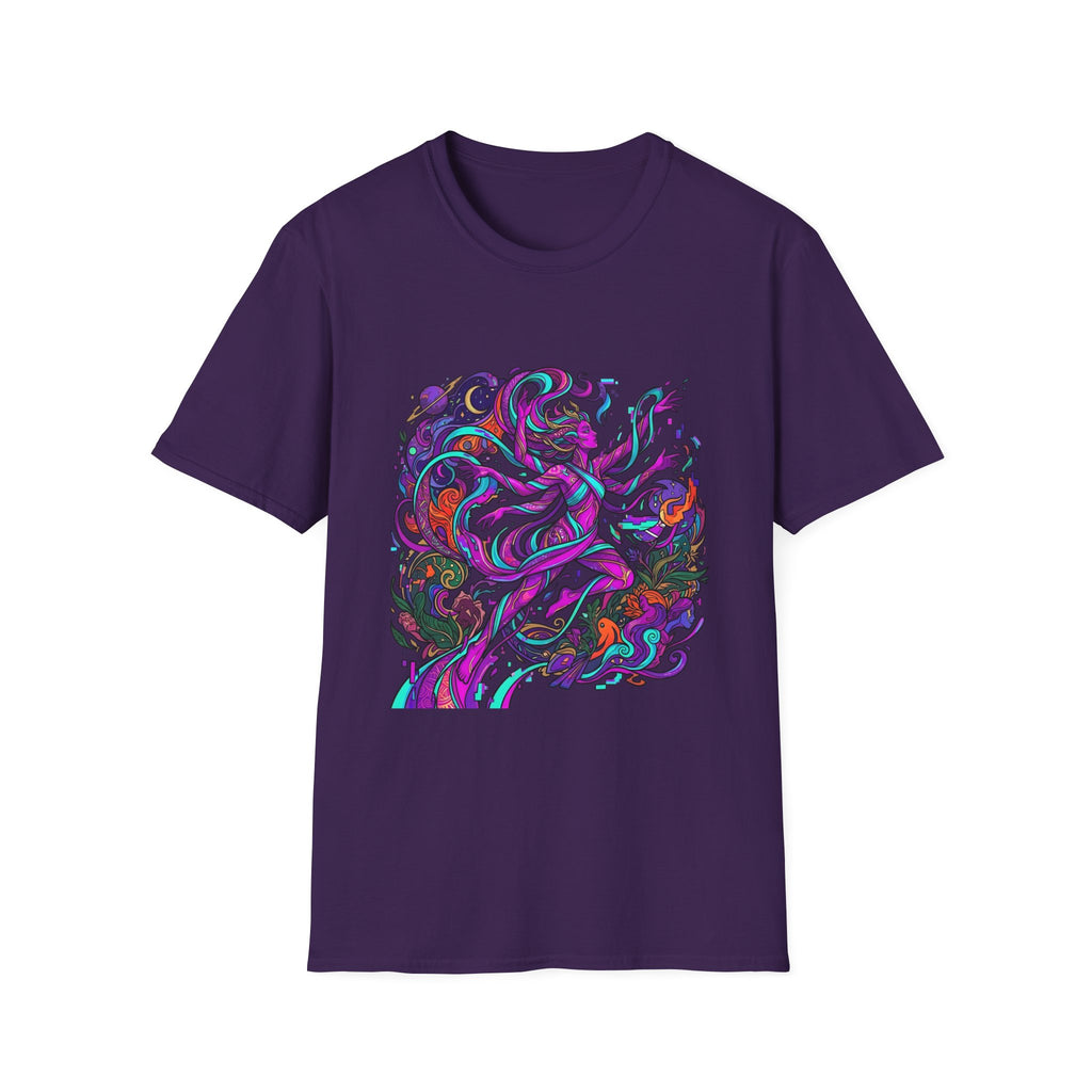T-Shirt - Vibrant Psychedelic Cosmic Goddess Spiritual Flow