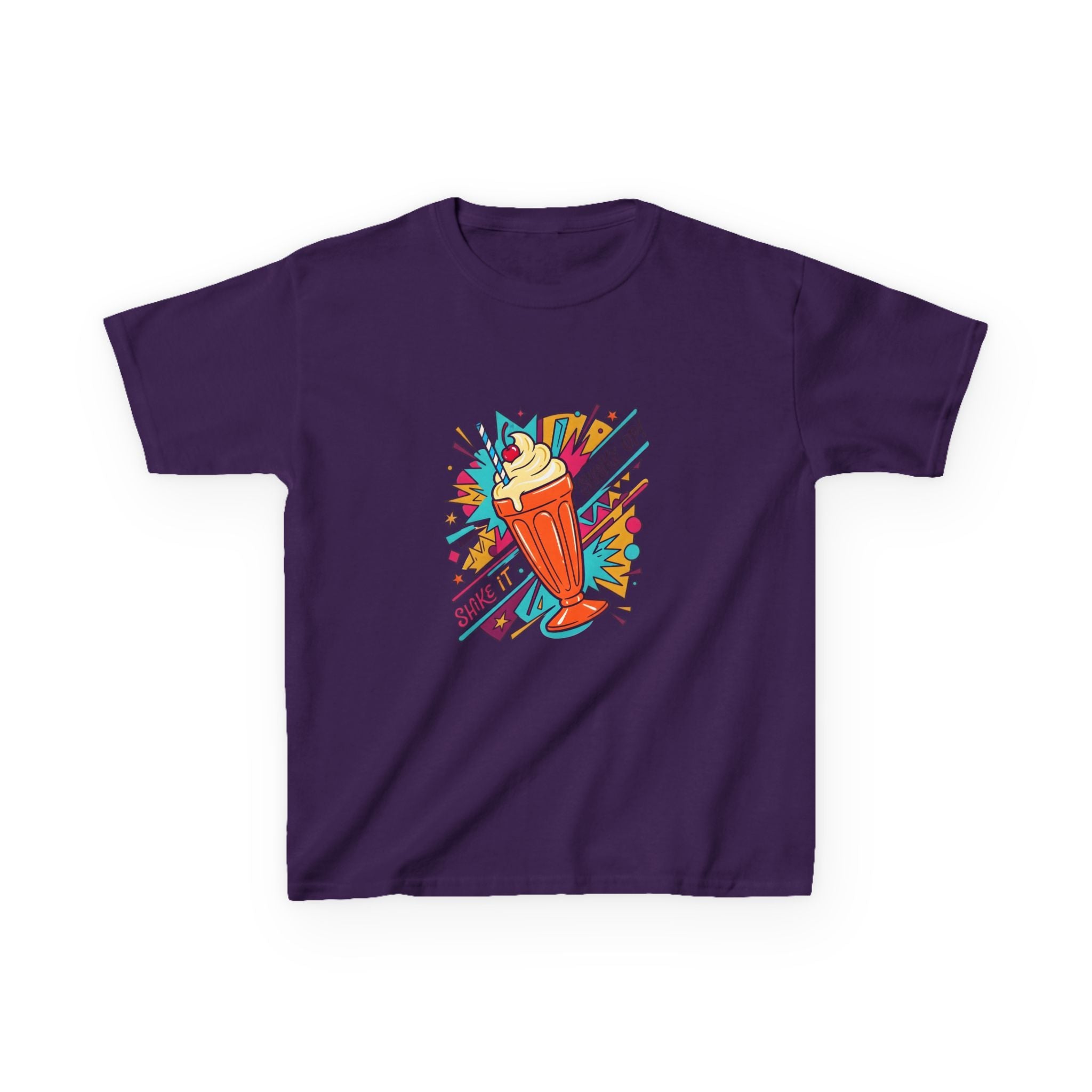 Kids Retro Pop Art Milkshake Tee - SHAKE IT UP! Dessert