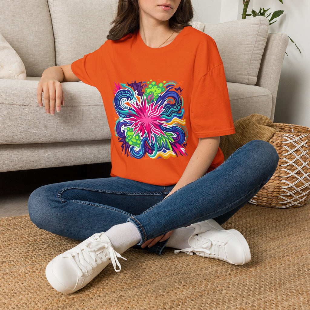 Abstract T-Shirt - Vibrant Graffiti Explosion | Unisex