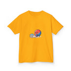 Kids Heavy Cotton Tee - Cute School Learning Cartoon Shirt