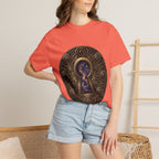 T-shirt - Celestial Keyhole Galaxy | Occult Alchemical Gold