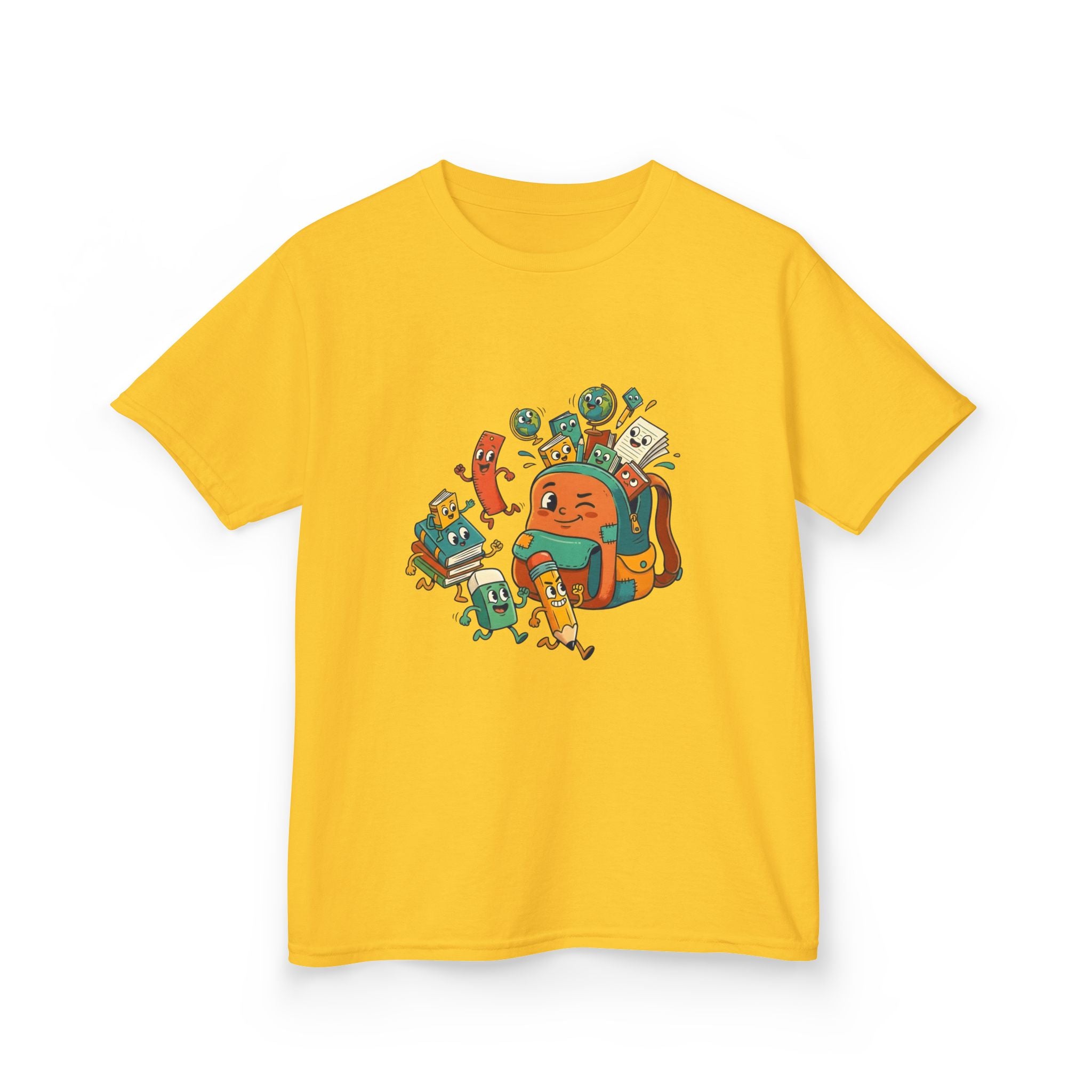 Kids T-Shirt - Cartoon School Supplies | Back to School