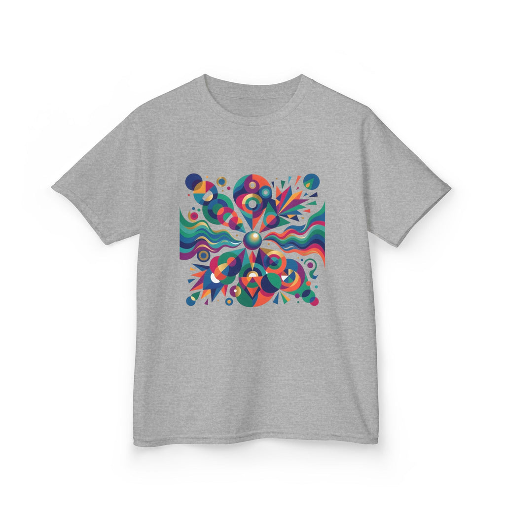 Kids T-Shirt - Vibrant Abstract Geometric Design | Modern Art
