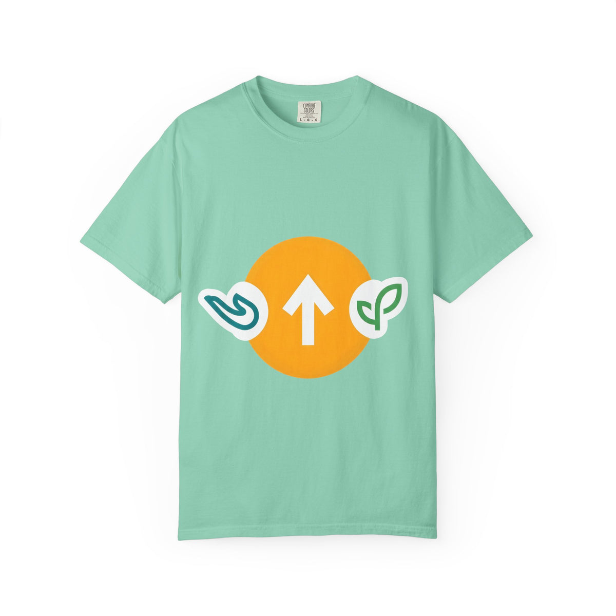 Symbolic Growth T-shirt - Modern Nature Aesthetic | Comfort Colors