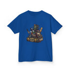 Kids Dark Academia Tee - Macabre School Supplies Skull