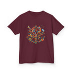 Kids Daily Routine T-Shirt - Whimsical Cartoon Machine