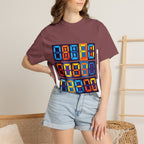 Unisex T-Shirt - Retro Tech 8-Bit Digital Display | Comfort Colors