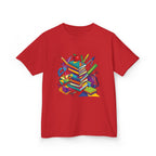 Kids T-Shirt - Geometric School Supplies Tee | Back to School