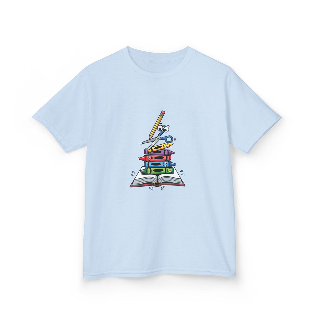 Back to School Kids Tee - Art Supplies Fun Design | 2026
