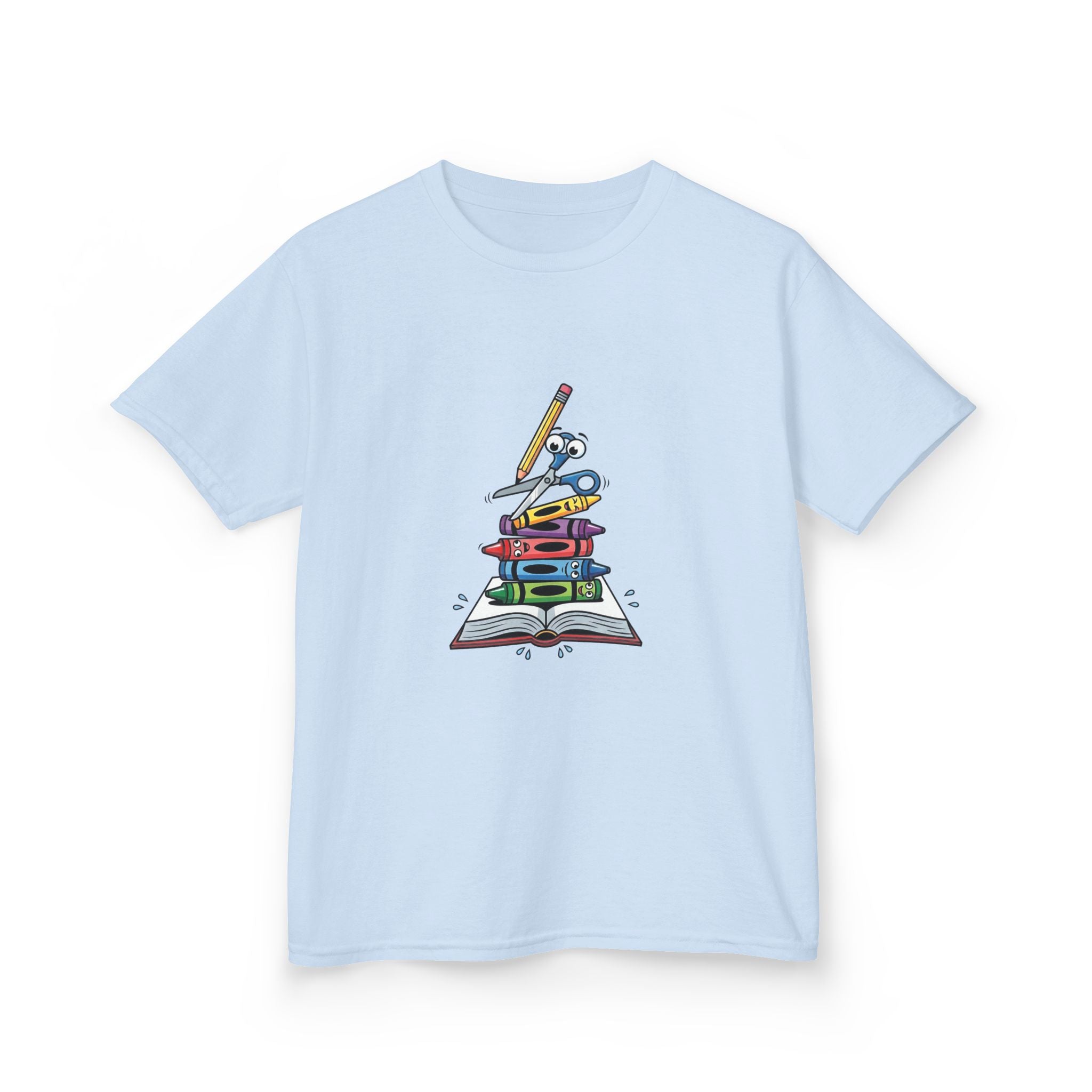 Back to School Kids Tee - Art Supplies Fun Design | 2026