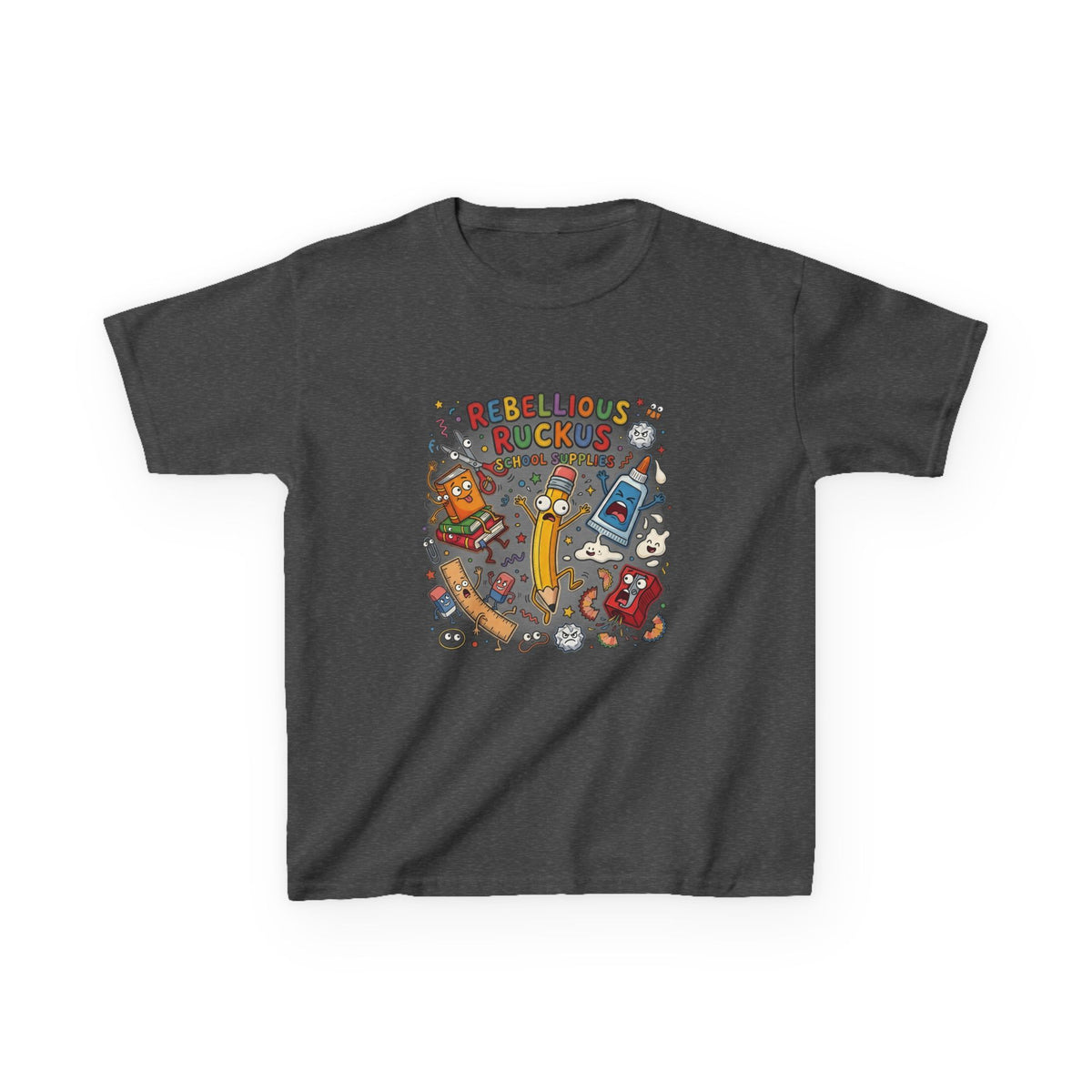 Kids Tee - Rebellious Ruckus School Supplies T-Shirt
