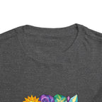 Toddler Tee - Vibrant Geometric Crystal & Gemstone Shirt