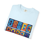 Unisex T-Shirt - Retro Tech 8-Bit Digital Display | Comfort Colors