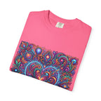 Unisex Garment-Dyed T-shirt - Cosmic Love | Psychedelic Heart Art