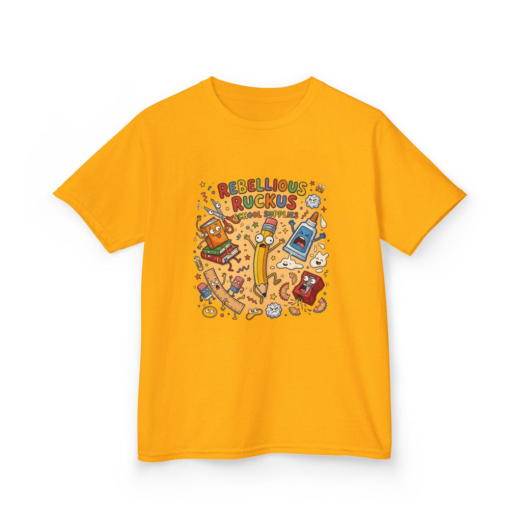 Kids Tee - Rebellious Ruckus School Supplies T-Shirt