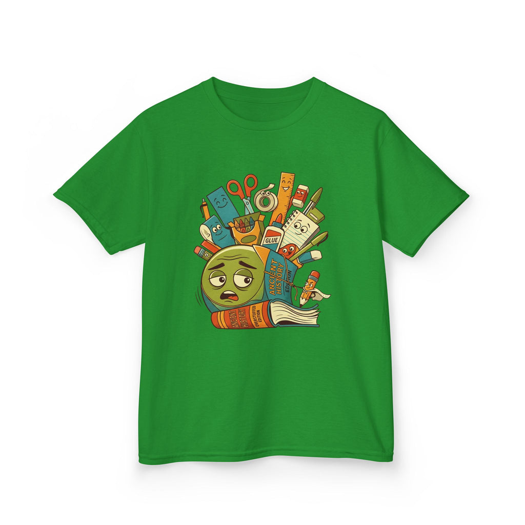 Kids Tee - Ancient History Overstuffed Edition | School Stress Back
