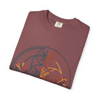 Unisex Garment-Dyed T-Shirt - Minimalist Geometric Nature Art