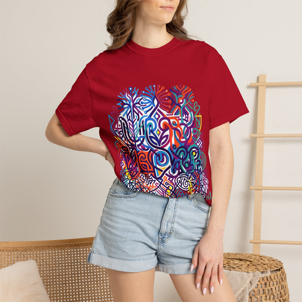 Unisex T-Shirt - Modern Abstract Organic Geometric Art | Comfort