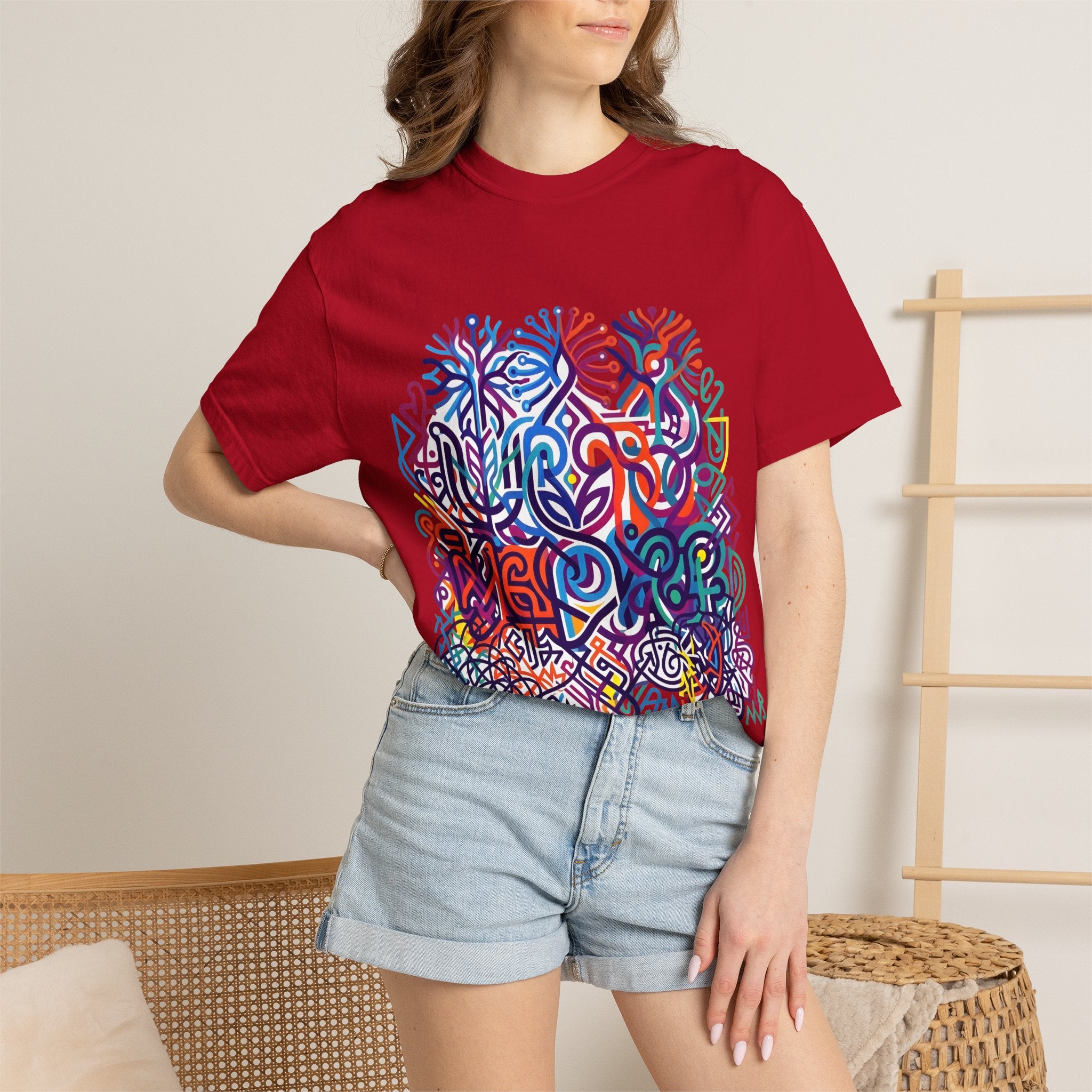 Unisex T-Shirt - Modern Abstract Organic Geometric Art | Comfort