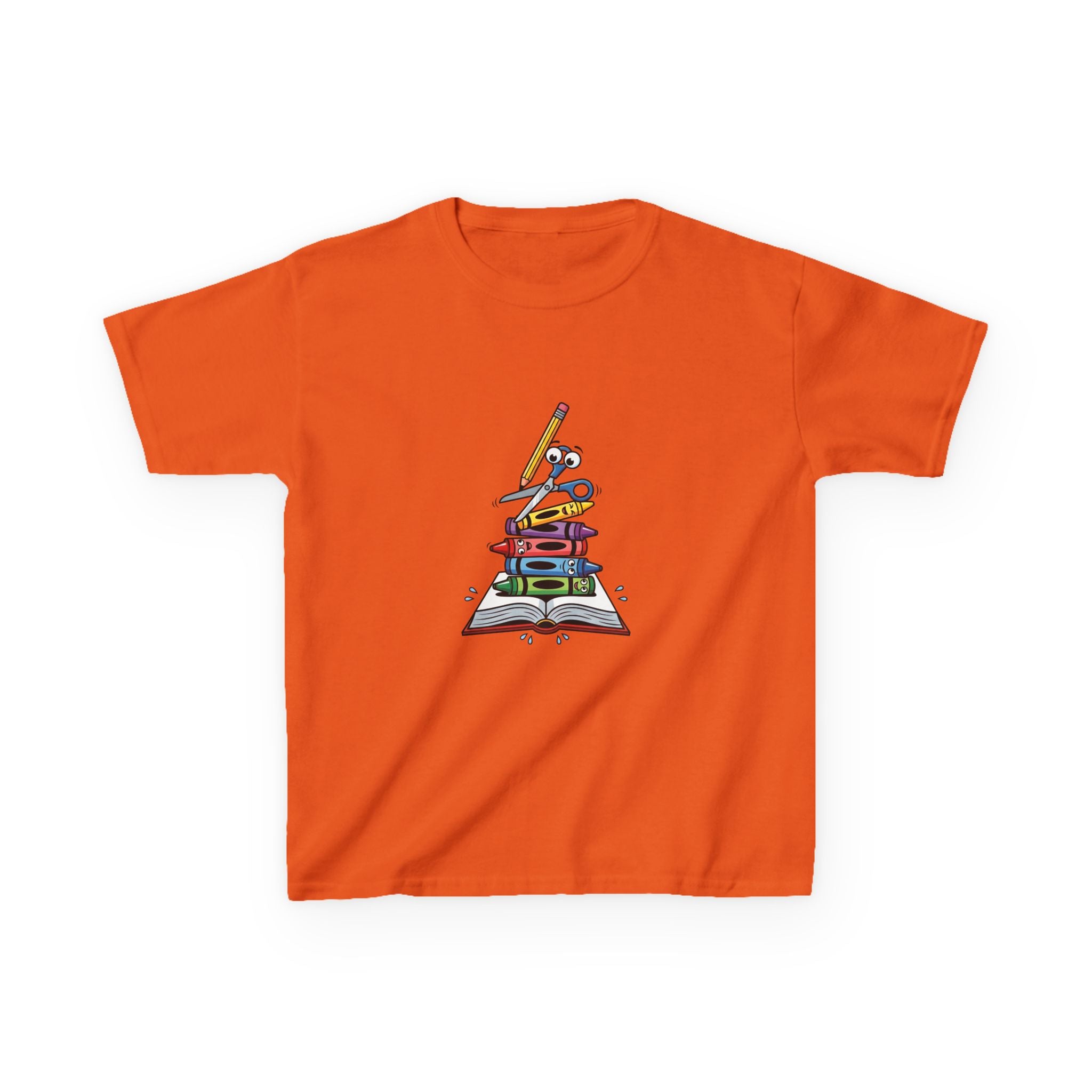 Back to School Kids Tee - Art Supplies Fun Design | 2026