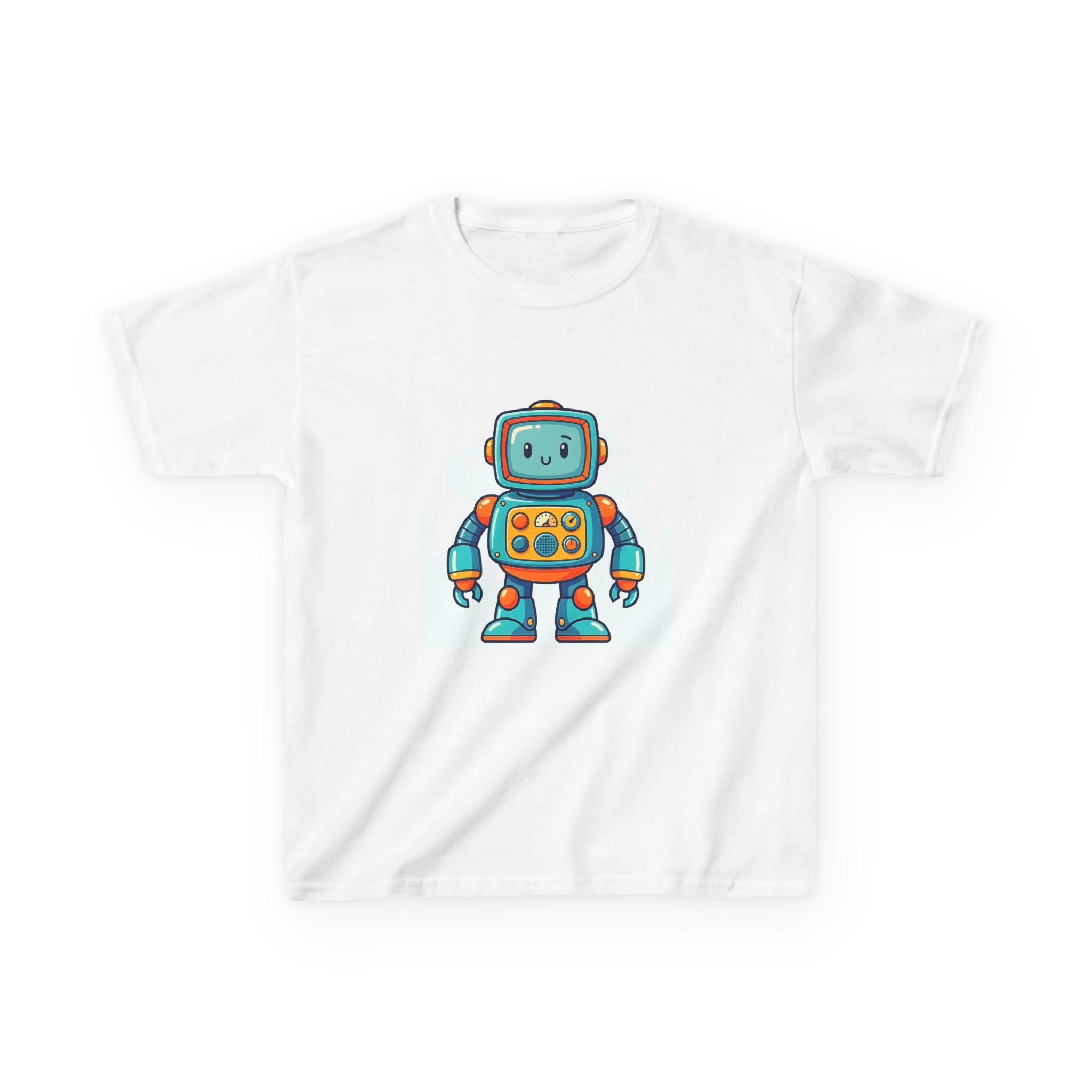 Kids Robot Tee - Cute Cartoon Robot | AI Technology Gift